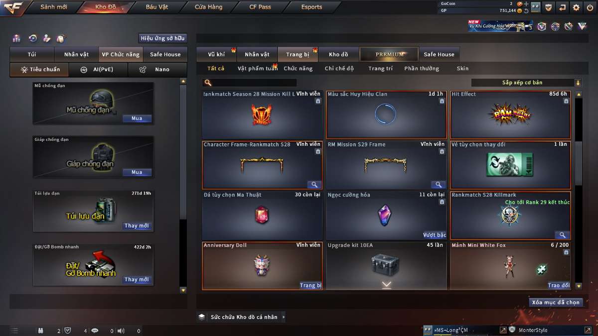 shop acc cf uy tin gia re